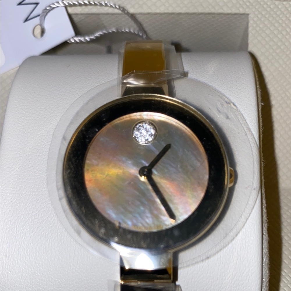Movado Silver and Gold Tone Watch new - Picture 4 of 8